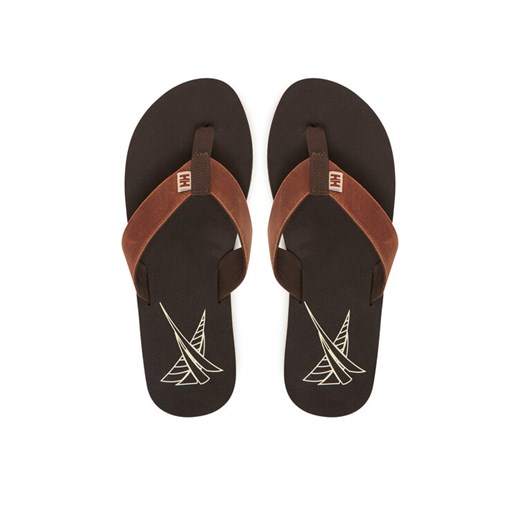 Japonki Helly Hansen 11955_713 Brązowy ze sklepu eobuwie.pl w kategorii Klapki męskie - zdjęcie 182051093