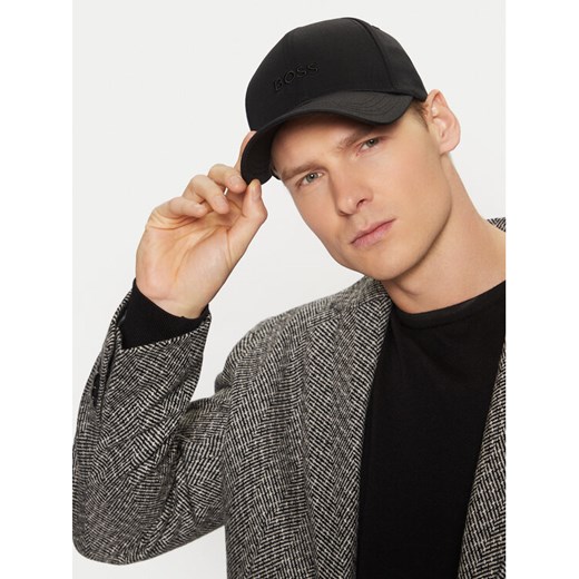 Czapka z daszkiem BOSS 50495121 Czarny ze sklepu eobuwie.pl w kategorii Czapki z daszkiem męskie - zdjęcie 182051110