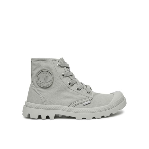 Trapery Palladium 92352-093-M Szary ze sklepu eobuwie.pl w kategorii Workery damskie - zdjęcie 182051121