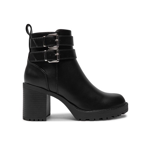Botki ONLY Shoes Barbara 15238726 Czarny ze sklepu eobuwie.pl w kategorii Botki - zdjęcie 182051211