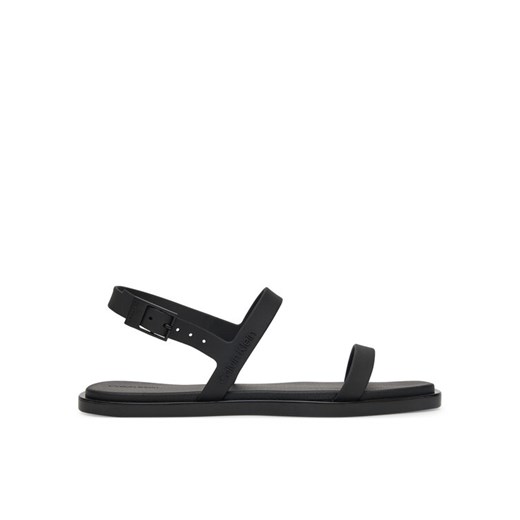 Sandały Calvin Klein Sandal - Jelly HW0HW02426 Czarny ze sklepu eobuwie.pl w kategorii Sandały damskie - zdjęcie 182051264