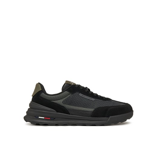 Sneakersy Tommy Hilfiger Retro Runner Seasonal FM0FM05328 Czarny ze sklepu eobuwie.pl w kategorii Buty sportowe męskie - zdjęcie 182051420