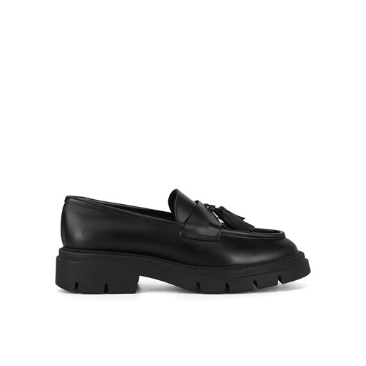 Loafersy Gino Rossi GRACE-I24-26375NB Czarny ze sklepu eobuwie.pl w kategorii Lordsy damskie - zdjęcie 182051492