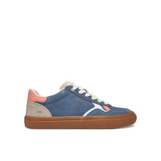 Sneakersy Pepe Jeans Travis City W PLS31592 Niebieski ze sklepu eobuwie.pl w kategorii Buty sportowe damskie - zdjęcie 182051494