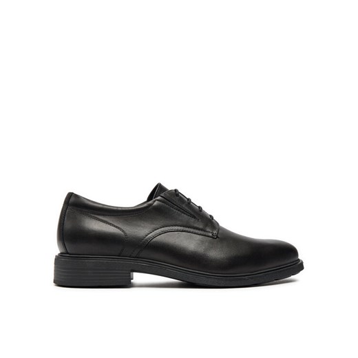 Półbuty Geox U Dublin A U34R2A 00043 C9999 Czarny ze sklepu eobuwie.pl w kategorii Buty eleganckie męskie - zdjęcie 182051503