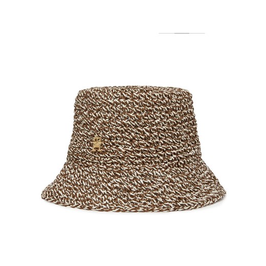 Kapelusz Tommy Hilfiger Premium Beach Bucket AW0AW17136 Beżowy ze sklepu eobuwie.pl w kategorii Kapelusze damskie - zdjęcie 182051581