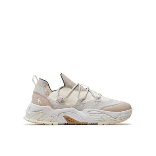 Sneakersy Calvin Klein Jeans Chunky Vibram Sock Mix Mg Uc YM0YM00962 Écru ze sklepu eobuwie.pl w kategorii Buty sportowe męskie - zdjęcie 182051603