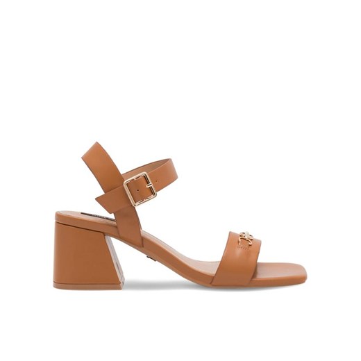 Sandały Nine West 123AL0553 Brązowy ze sklepu eobuwie.pl w kategorii Sandały damskie - zdjęcie 182051622