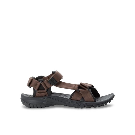 Sandały Jack Wolfskin Lakewood Ride Sandal M 4019021 Brązowy ze sklepu eobuwie.pl w kategorii Sandały męskie - zdjęcie 182051671