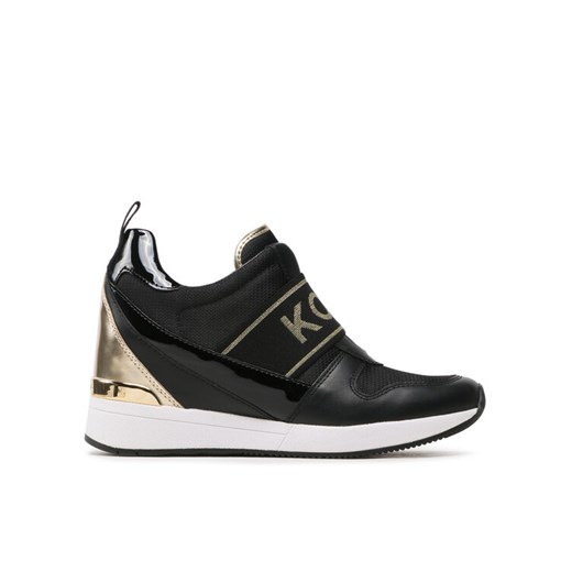 Sneakersy MICHAEL Michael Kors Maven Slip On Trainer 43F2MVFP1D Czarny ze sklepu eobuwie.pl w kategorii Buty sportowe damskie - zdjęcie 182051704