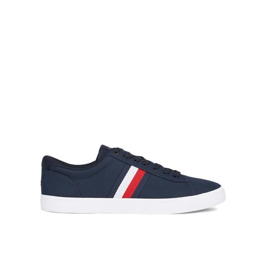 Tenisówki Tommy Hilfiger Iconic Vulc Stripes Mesh FM0FM05072 Granatowy ze sklepu eobuwie.pl w kategorii Trampki męskie - zdjęcie 182051814