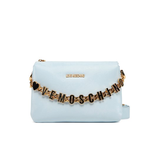 Torebka LOVE MOSCHINO JC4072PP1ML1371A Błękitny ze sklepu eobuwie.pl w kategorii Torebki damskie - zdjęcie 182051830