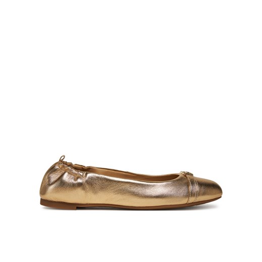 Baleriny MICHAEL Michael Kors Mandy Flex Ballet 40S5MAFP1M Złoty ze sklepu eobuwie.pl w kategorii Balerinki - zdjęcie 182051872