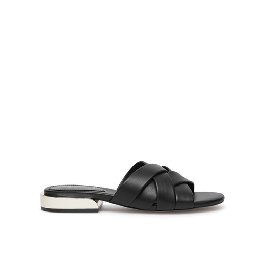 Klapki Nine West JF2220-1 Czarny ze sklepu eobuwie.pl w kategorii Klapki damskie - zdjęcie 182051942