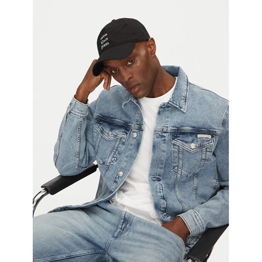 Czapka z daszkiem Calvin Klein Jeans Seasonal Printed LV04G5036G Czarny ze sklepu eobuwie.pl w kategorii Czapki z daszkiem męskie - zdjęcie 182051981
