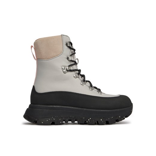 Trapery FitFlop Neo D-Hyker GP6-231 Szary ze sklepu eobuwie.pl w kategorii Workery damskie - zdjęcie 182052091