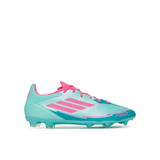 Buty do piłki nożnej adidas F50 League Messi Firm/Multi-Ground IH0928 Turkusowy ze sklepu eobuwie.pl w kategorii Buty sportowe męskie - zdjęcie 182052101
