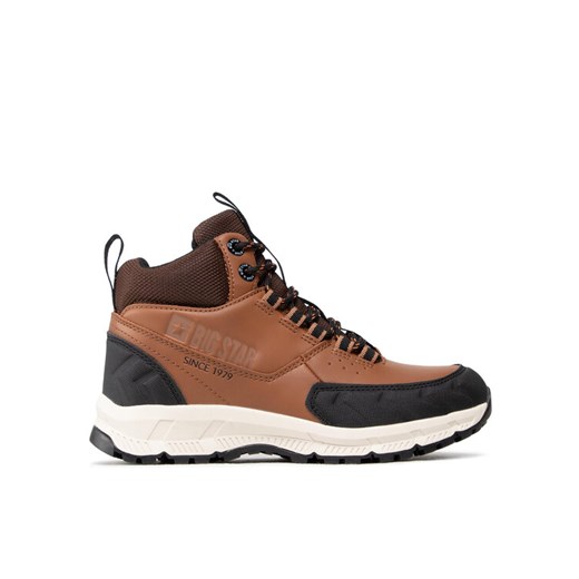 Botki Big Star Shoes II274453 Brązowy ze sklepu eobuwie.pl w kategorii Buty trekkingowe damskie - zdjęcie 182052142