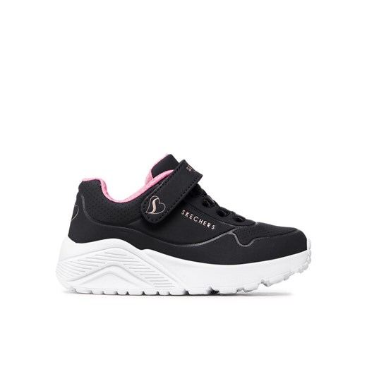 Sneakersy Skechers Uno Lite 310451L/BKRG Czarny ze sklepu eobuwie.pl w kategorii Buty sportowe dziecięce - zdjęcie 182052192