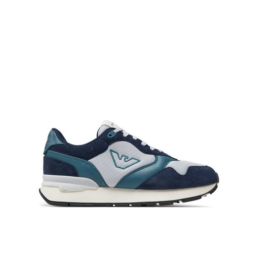 Sneakersy Emporio Armani X4X642 XN951 T834 Granatowy ze sklepu eobuwie.pl w kategorii Buty sportowe męskie - zdjęcie 182052272