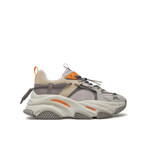 Sneakersy Steve Madden Vault 2 SM11003461 Szary ze sklepu eobuwie.pl w kategorii Buty sportowe damskie - zdjęcie 182052303