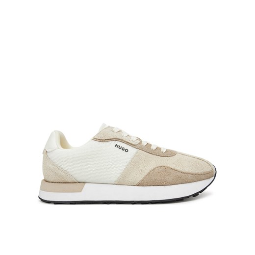 Sneakersy HUGO Kiria Runn hsdme 50541592 Écru ze sklepu eobuwie.pl w kategorii Buty sportowe damskie - zdjęcie 182052353