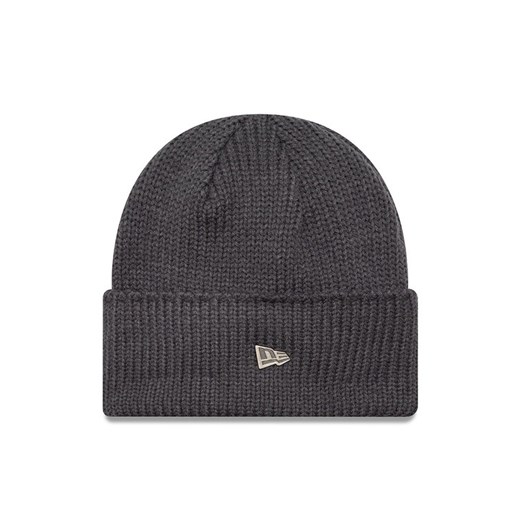 Czapka New Era Wide Cuff Beanie 60565441 Szary ze sklepu eobuwie.pl w kategorii Czapki zimowe damskie - zdjęcie 182052430