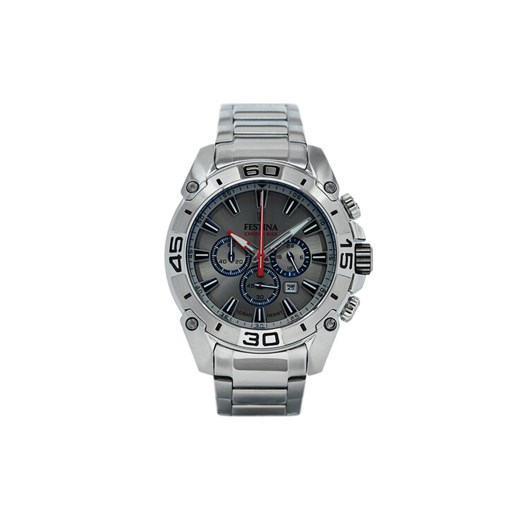 Zegarek Festina Chrono Bike '21 20543/1 Srebrny ze sklepu eobuwie.pl w kategorii Zegarki - zdjęcie 182052564