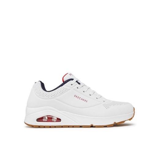 Sneakersy Skechers Uno Stand On Air 52458/WNVR Biały ze sklepu eobuwie.pl w kategorii Buty sportowe męskie - zdjęcie 182052614