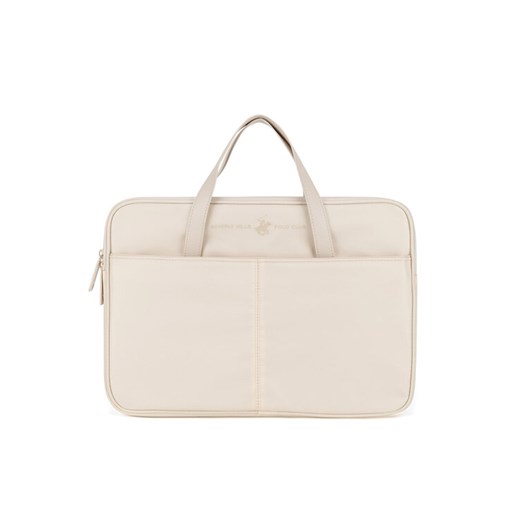 Torba na laptopa Beverly Hills Polo Club BHPC-K-027-06 Beżowy ze sklepu eobuwie.pl w kategorii Torby na laptopa - zdjęcie 182052711
