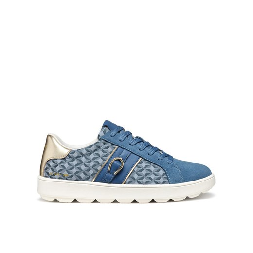 Sneakersy Geox D Spherica Ecub-1 D46WEA 0CK22 C4005 Niebieski ze sklepu eobuwie.pl w kategorii Buty sportowe damskie - zdjęcie 182052741
