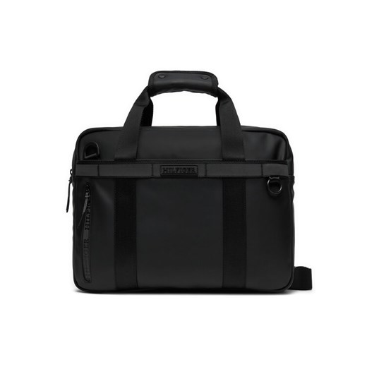 Torba na laptopa Tommy Hilfiger AM0AM12745 Czarny ze sklepu eobuwie.pl w kategorii Torby na laptopa - zdjęcie 182052813