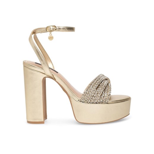 Sandały Nine West WFA2736-1 Złoty ze sklepu eobuwie.pl w kategorii Sandały damskie - zdjęcie 182052884
