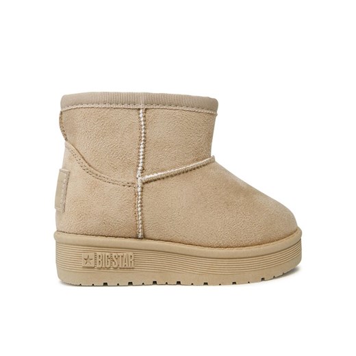 Śniegowce Big Star Shoes MM374098 Beżowy ze sklepu eobuwie.pl w kategorii Buty zimowe dziecięce - zdjęcie 182052920