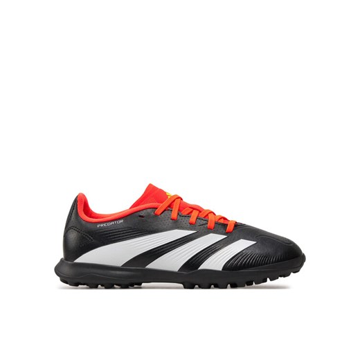 Buty do piłki nożnej adidas Predator 24 League Turf IG5442 Czarny ze sklepu eobuwie.pl w kategorii Buty sportowe dziecięce - zdjęcie 182052992