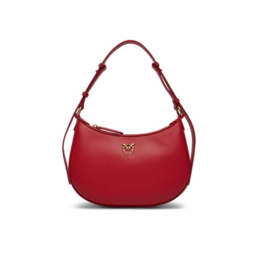 Torebka Pinko Half Moon Mini Fl . PE 24 PLTT 102790 A0F1 Czerwony ze sklepu eobuwie.pl w kategorii Torebki bagietki - zdjęcie 182053014