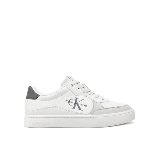 Sneakersy Calvin Klein Jeans Classic Cupsole Low Lth Ml YM0YM00885 Biały ze sklepu eobuwie.pl w kategorii Buty sportowe męskie - zdjęcie 182053062
