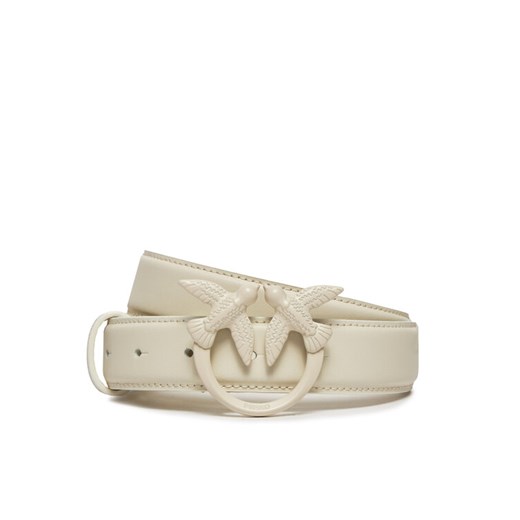 Pasek Damski Pinko Love Berry H3 Belt. PE 24 PLT01 100125 A1K2 Biały ze sklepu eobuwie.pl w kategorii Paski damskie - zdjęcie 182053100
