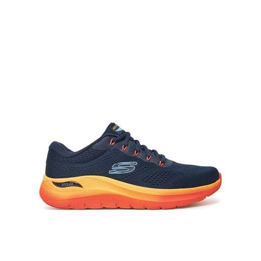 Sneakersy Skechers Arch Fit 2.0- 232700/NVMT Granatowy ze sklepu eobuwie.pl w kategorii Buty sportowe męskie - zdjęcie 182053104