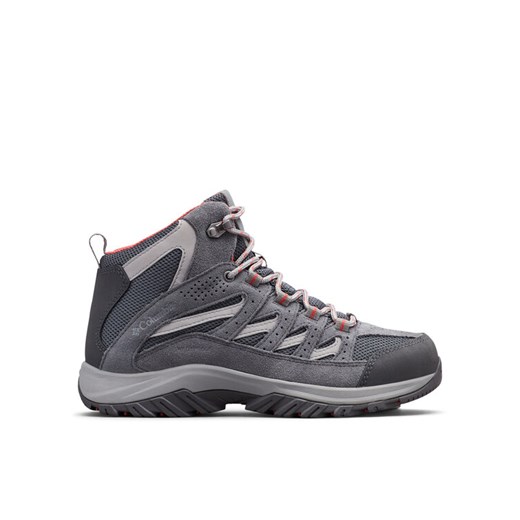 Trekkingi Columbia Crestwood Mid Waterproof 2099861 Szary ze sklepu eobuwie.pl w kategorii Buty trekkingowe damskie - zdjęcie 182053144