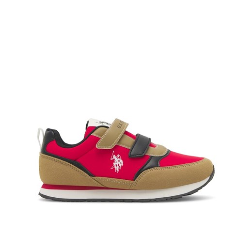 Sneakersy U.S. Polo Assn. NOBIK012A Czerwony ze sklepu eobuwie.pl w kategorii Buty sportowe dziecięce - zdjęcie 182053194
