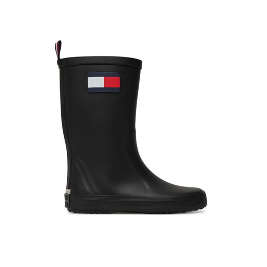Kalosze Tommy Hilfiger T3XC-33923-0047 M Czarny ze sklepu eobuwie.pl w kategorii Kalosze dziecięce - zdjęcie 182053250