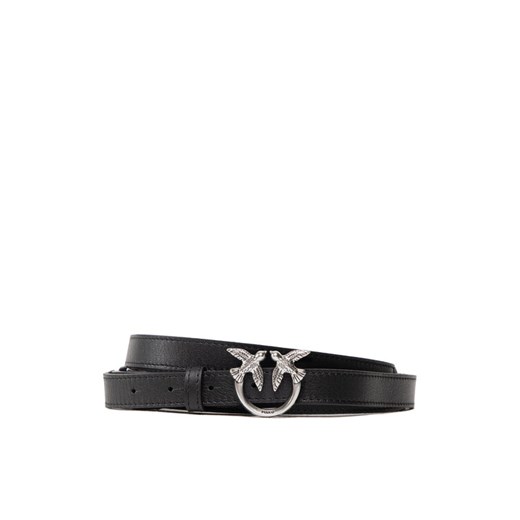 Pasek Damski Pinko Love Double Bling Belt H2 20222 PLT01 1H2148 A089 Czarny ze sklepu eobuwie.pl w kategorii Paski damskie - zdjęcie 182053381