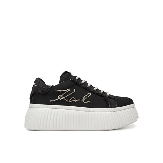Sneakersy KARL LAGERFELD KL42372S Czarny ze sklepu eobuwie.pl w kategorii Buty sportowe damskie - zdjęcie 182053482