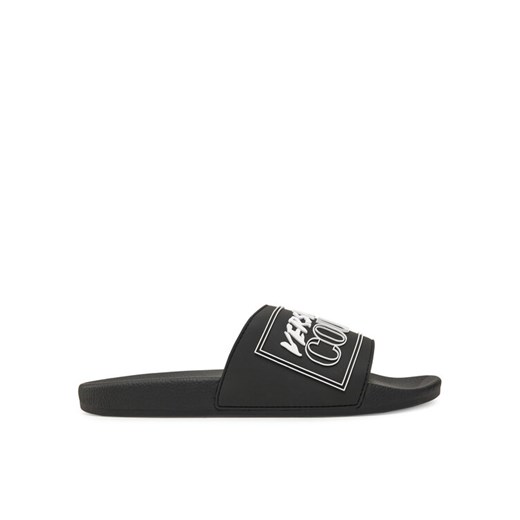 Klapki Versace Jeans Couture 78YA3SQ3 Czarny ze sklepu eobuwie.pl w kategorii Klapki męskie - zdjęcie 182053533