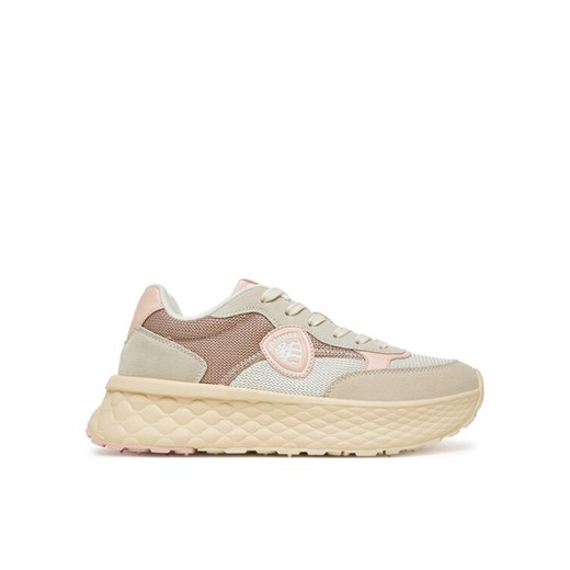 Sneakersy Blauer Lynn01 S5LYNN01/MEG Beżowy ze sklepu eobuwie.pl w kategorii Buty sportowe damskie - zdjęcie 182053874