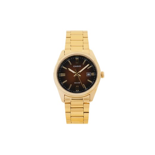 Zegarek Casio MTP-1302PGC-5AVEF Brązowy ze sklepu eobuwie.pl w kategorii Zegarki - zdjęcie 182053990