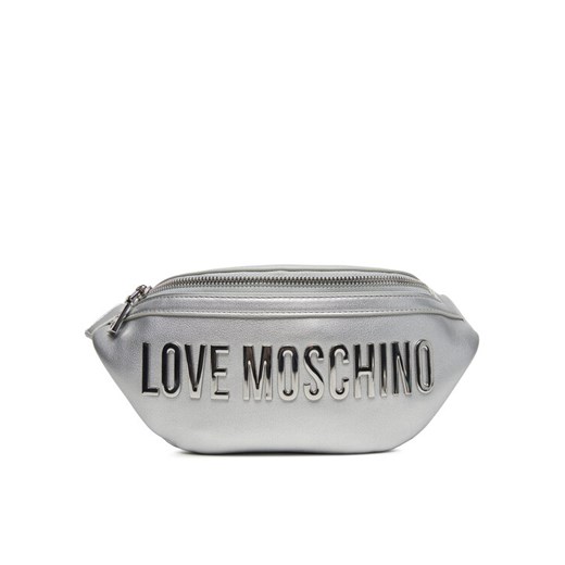 Saszetka nerka LOVE MOSCHINO JC4195PP1MKD196B Srebrny ze sklepu eobuwie.pl w kategorii Nerki - zdjęcie 182054024