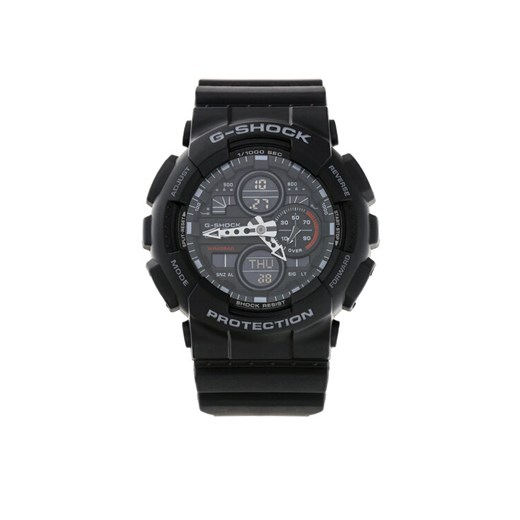 Zegarek G-Shock GA-140-1A1ER Czarny ze sklepu eobuwie.pl w kategorii Zegarki - zdjęcie 182054130