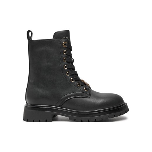 Trapery Tommy Hilfiger Lace Up Bootie T3A5-33568-0092 M Czarny ze sklepu eobuwie.pl w kategorii Buty zimowe dziecięce - zdjęcie 182054181